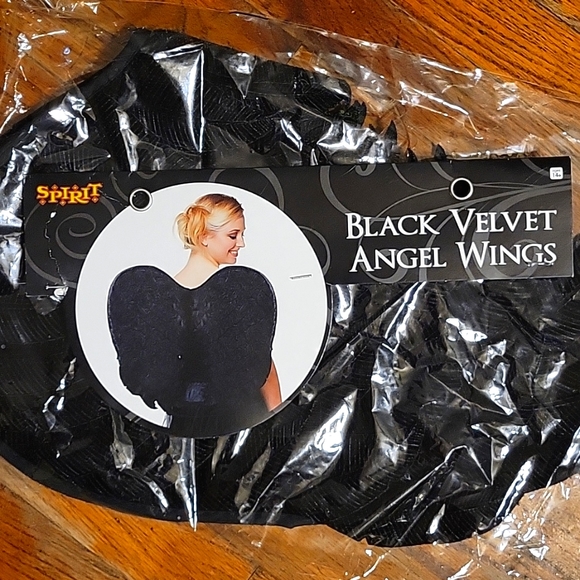 Spirit Other Spirit Halloween Black Velvet Angel Wings Poshmark